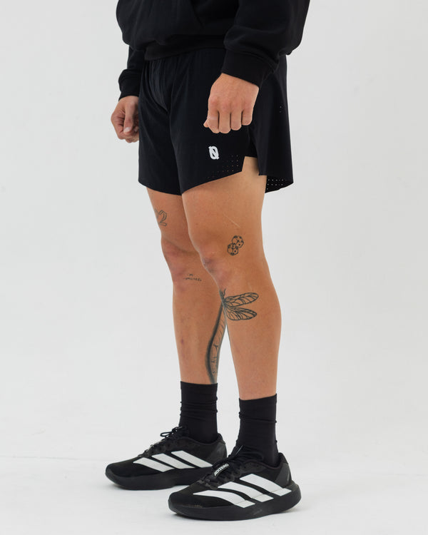 QUICKS RUNNING SHORTS - BLACK