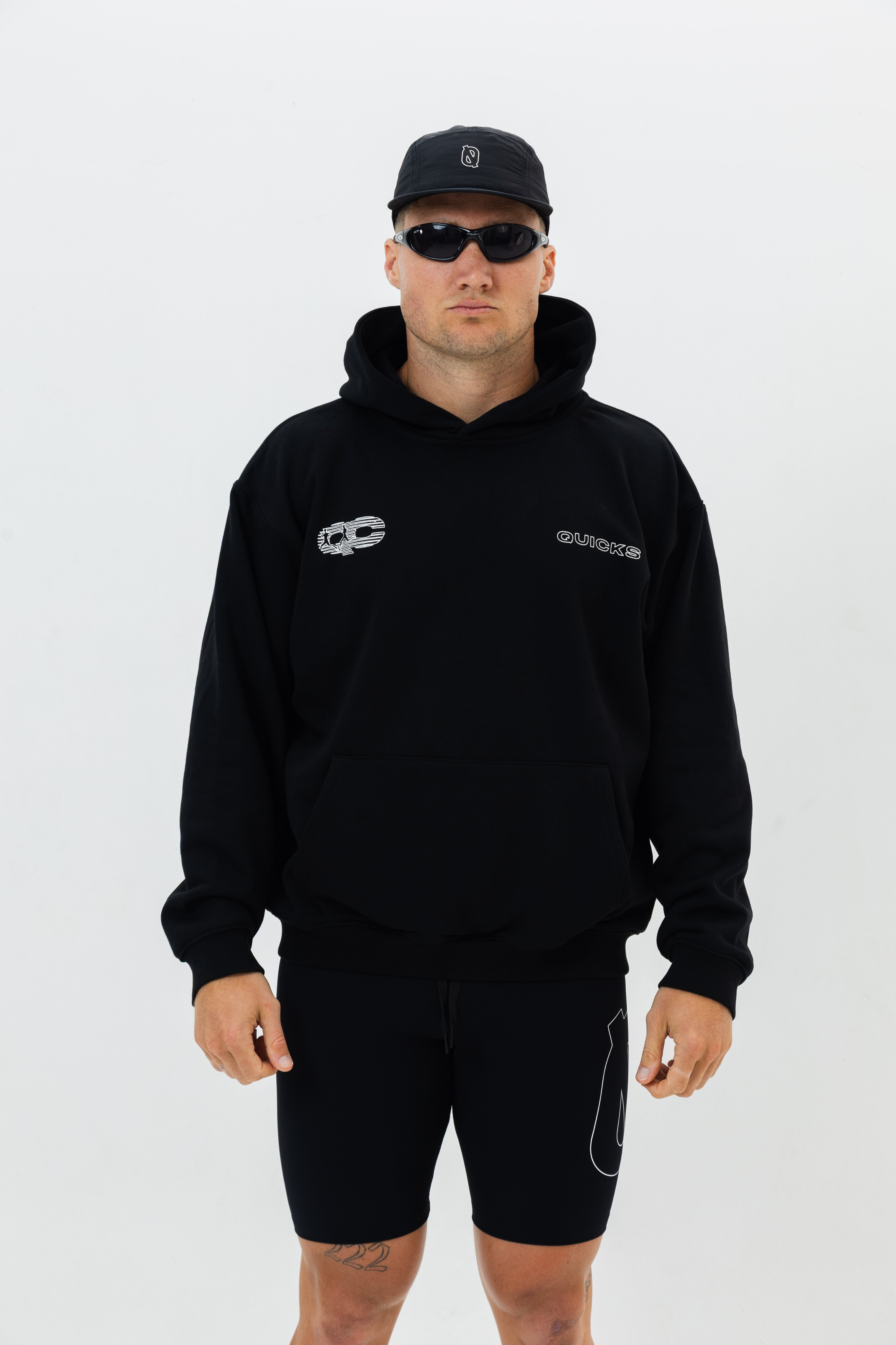 QC TRAINING HOODIE - BLACK
