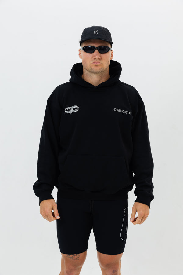 QC TRAINING HOODIE - BLACK