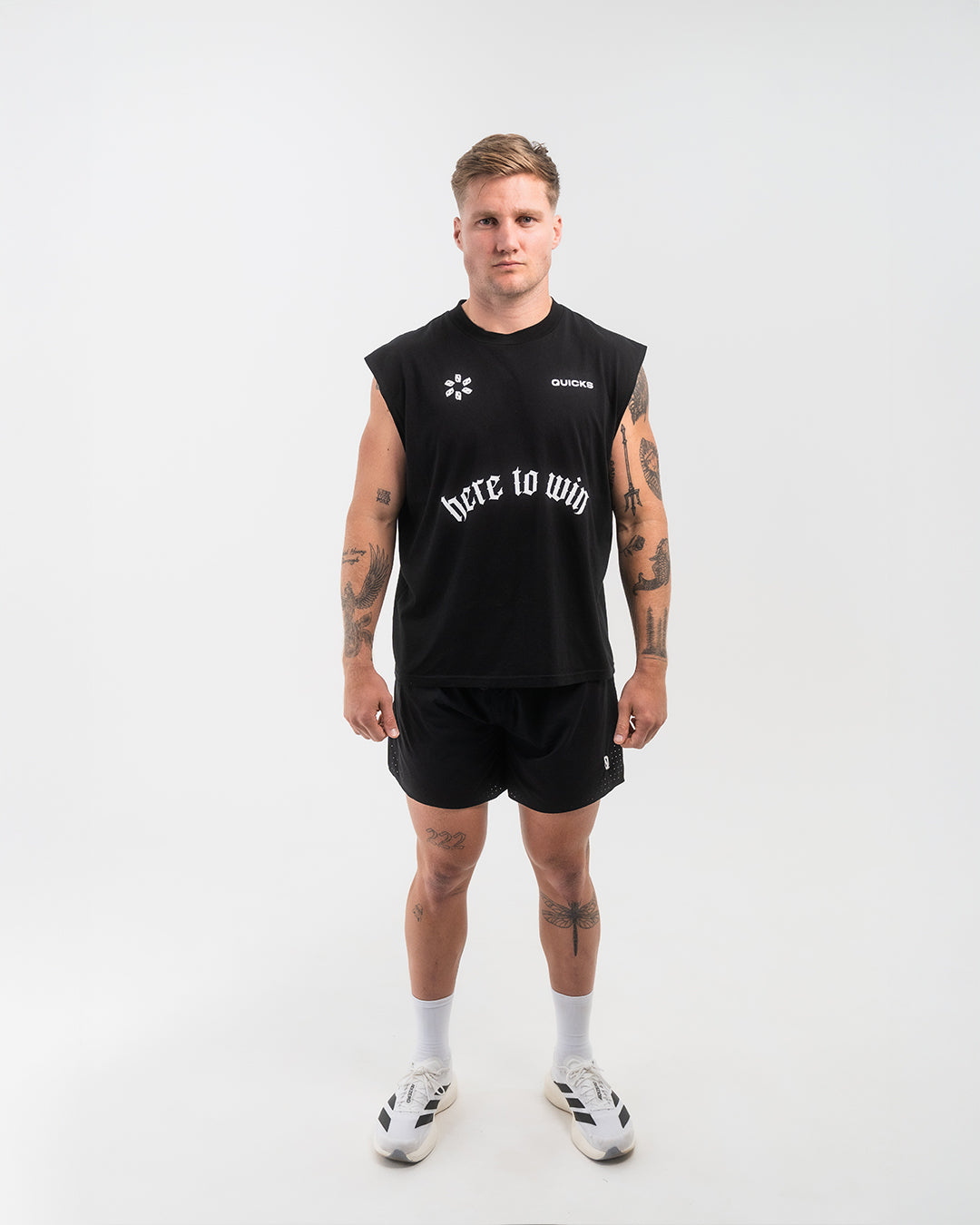 BLACK MUSCLE TEE
