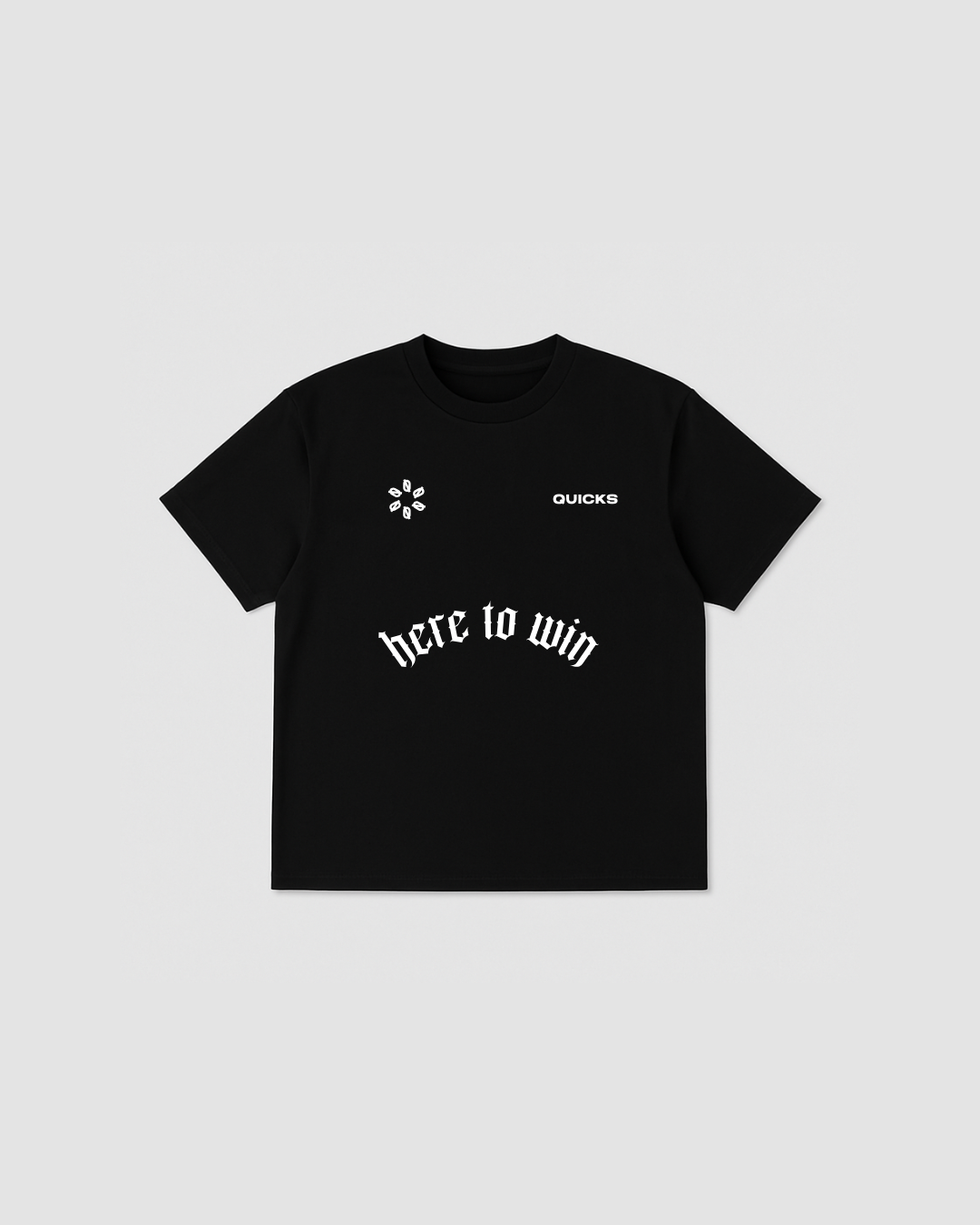 BLACK HERE TO WIN TEE