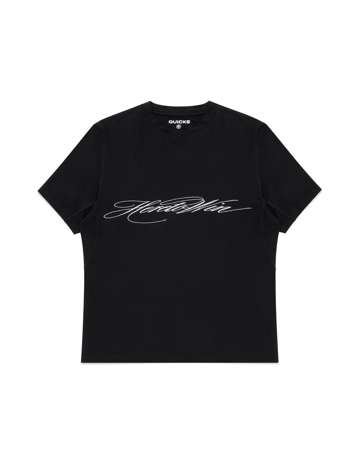 SCRIPT T-SHIRT - BLACK